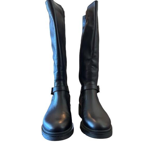 La Canadienne Sonnie Buckled Riding Boots Waterproof Leather City Dry NEW 7 - Picture 3 of 11